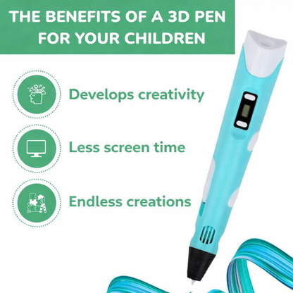 3D Pen Drawing Tool Kids Educational Creative Printing Toy