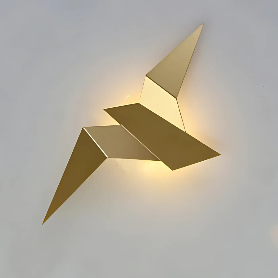 Candeeiro de Parede Origami | Arandela LED Moderna e Única para Interior