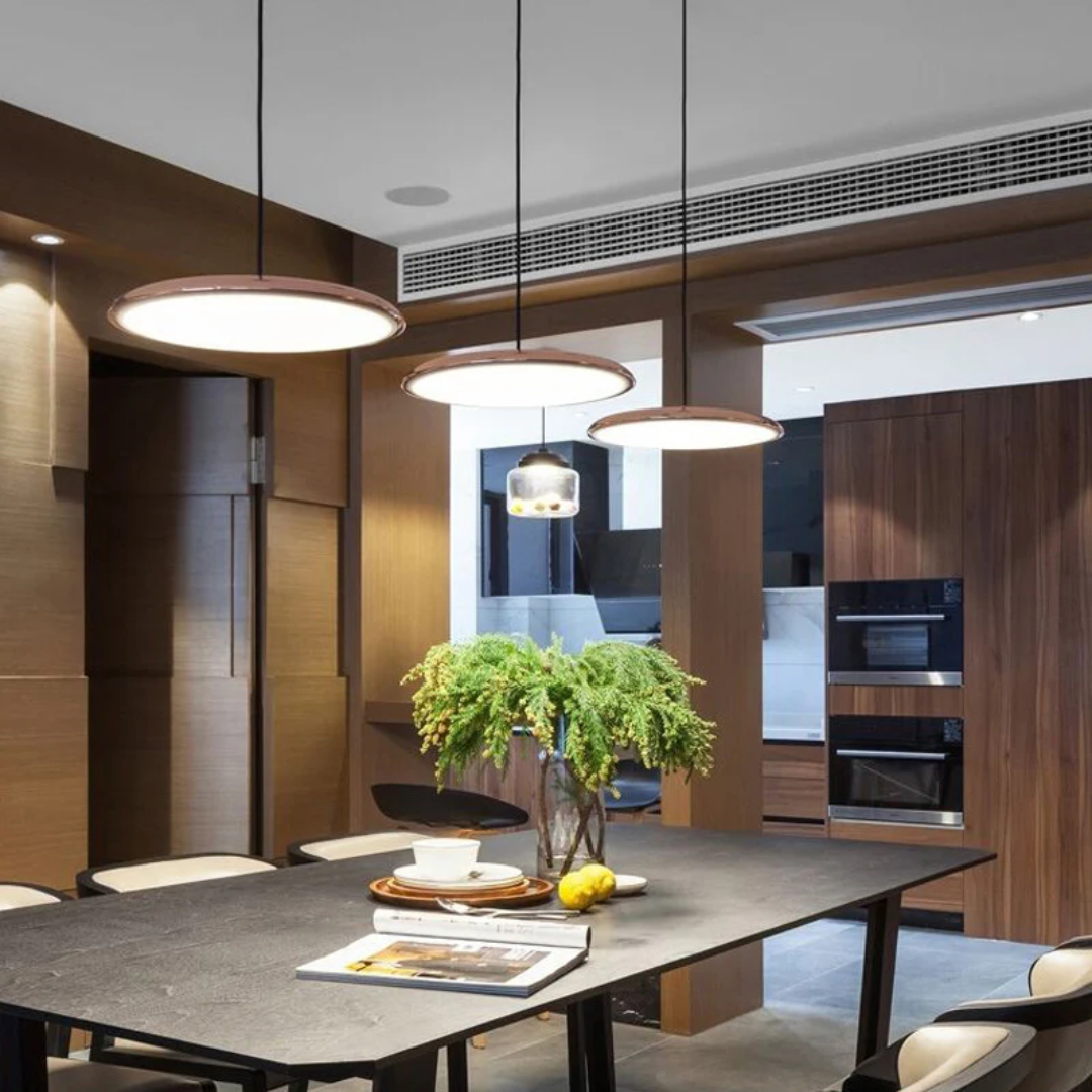 Lampada a sospensione Olyra Scandinava | Lampada LED moderna per sala da pranzo