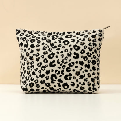 Borsa Trucco Organizer Cosmetici da Viaggio Pochette Leopardo Festa della Mamma