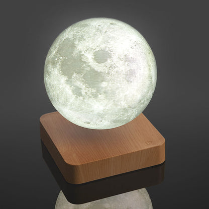 3D Printed Moon Lamp Decorative Levitating Light Nursery - Image 2