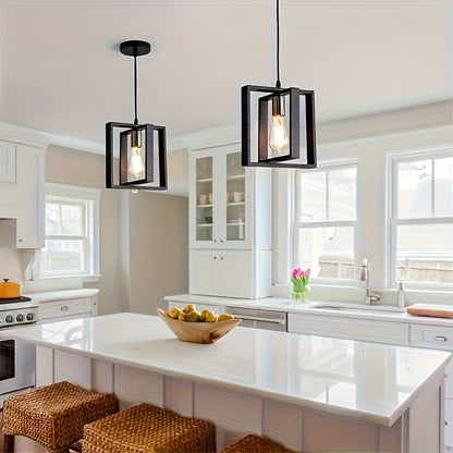 Luminária de Teto Industrial Suspensa | Design Minimalista Moderno