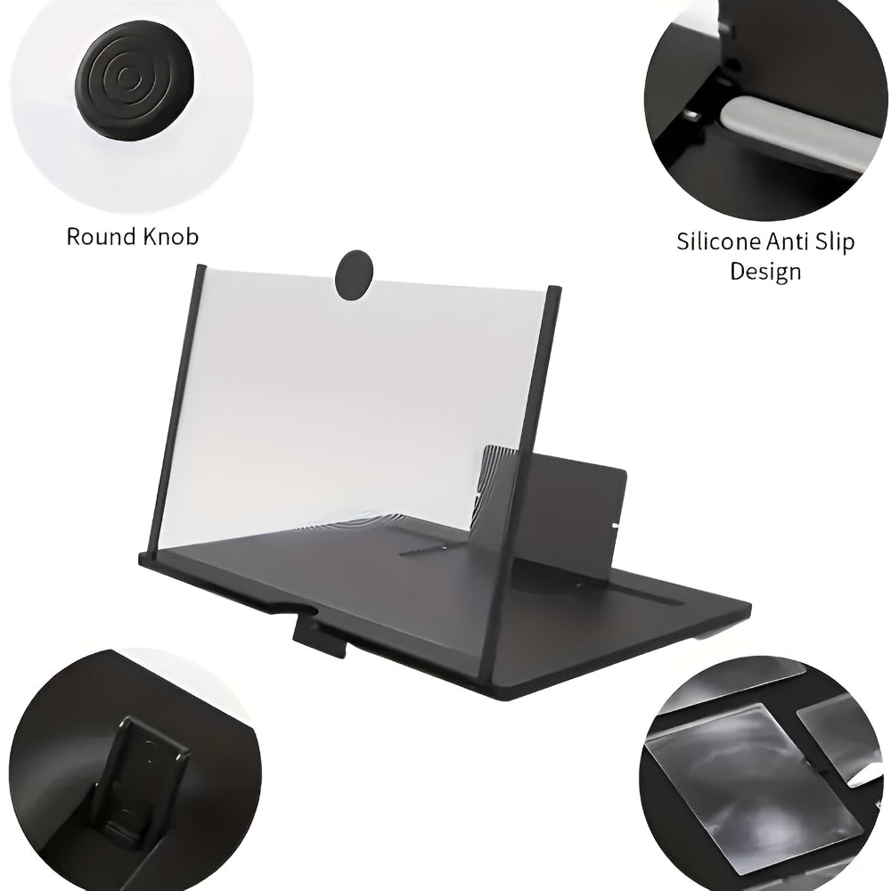 Suporte para Telemóvel com Amplificador de Ecrã Dobrável