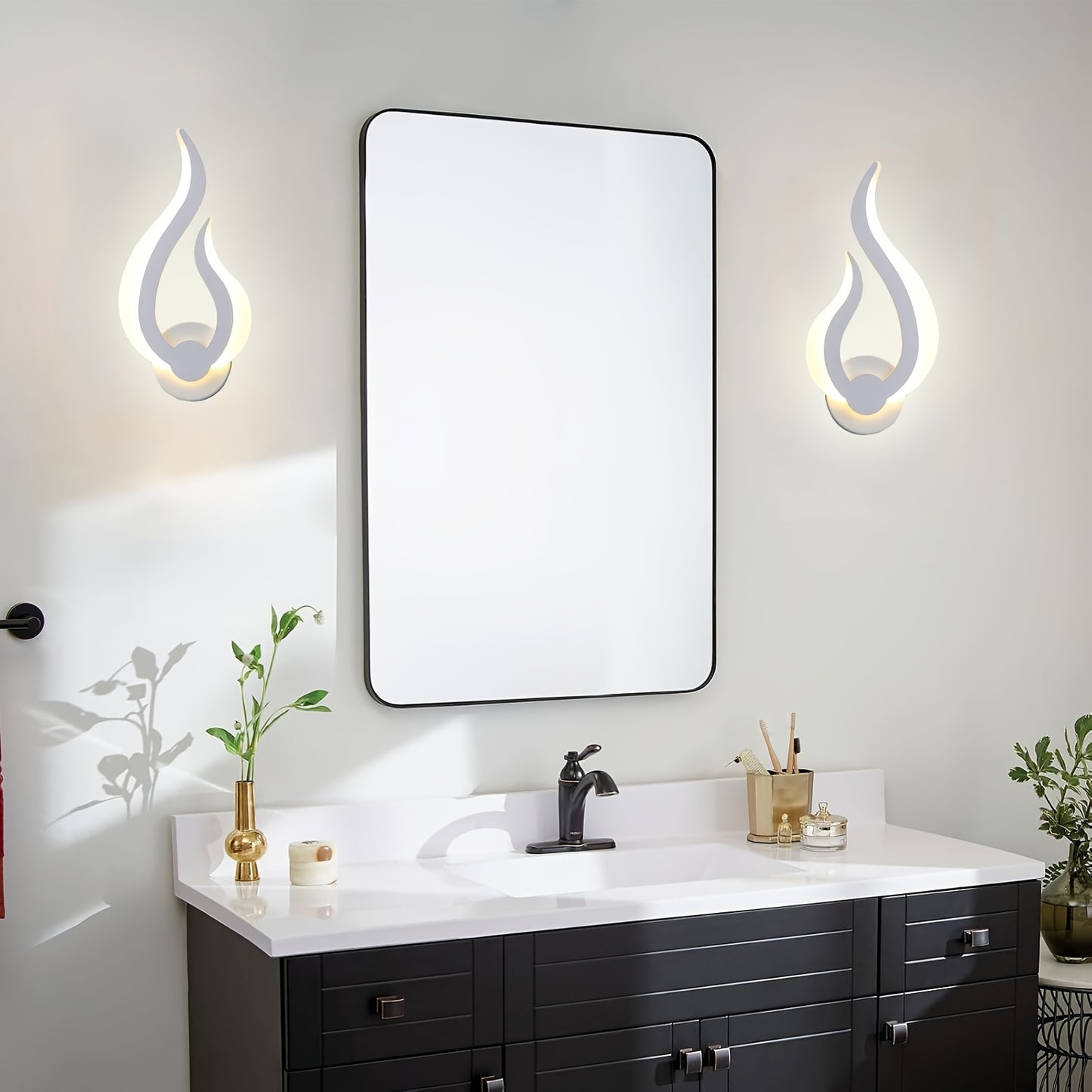 Lumină de perete LED Modern Flame | Aplica 10W Alb Cald