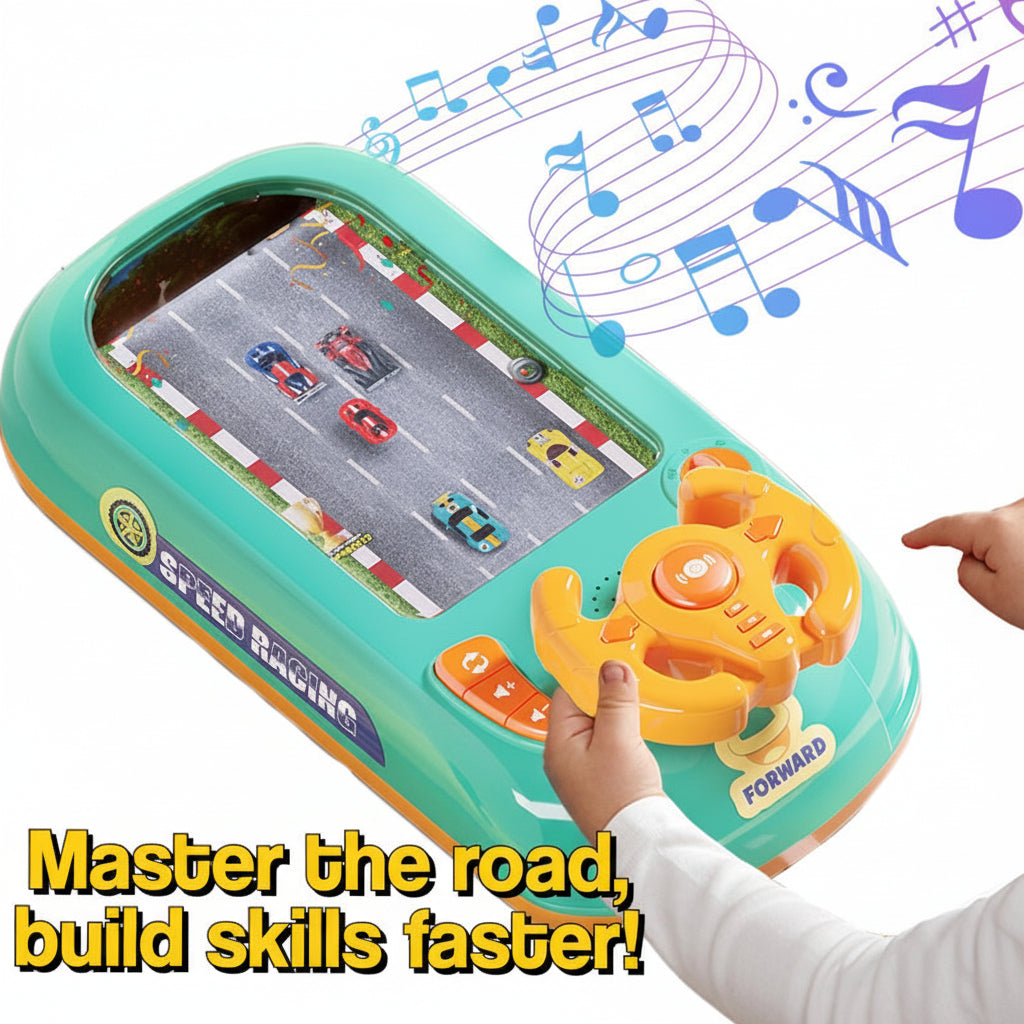 Gioco Volante Bambini Console Racing Interattiva