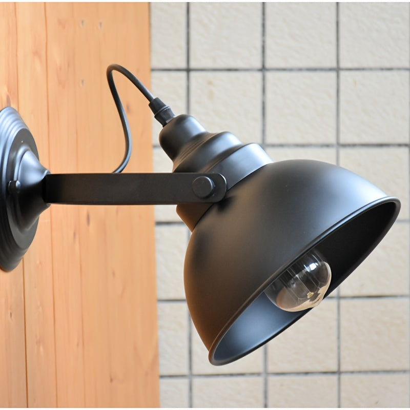 Industrielle Vintage-Wandlampe | Retro Metall-Wandleuchte