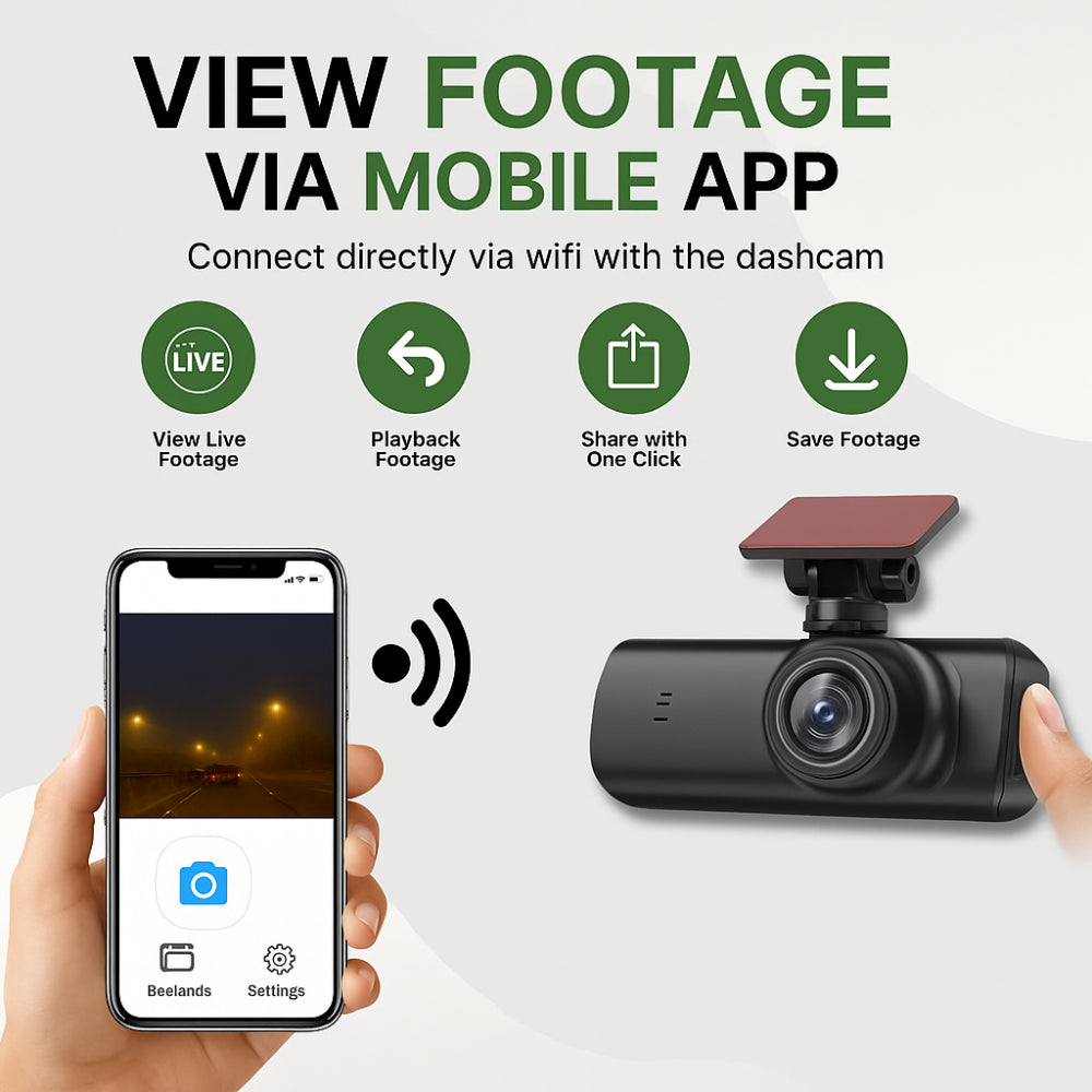 Dash Cam 4K Ultra HD WiFi Night Vision GPS Vehicle Recorder