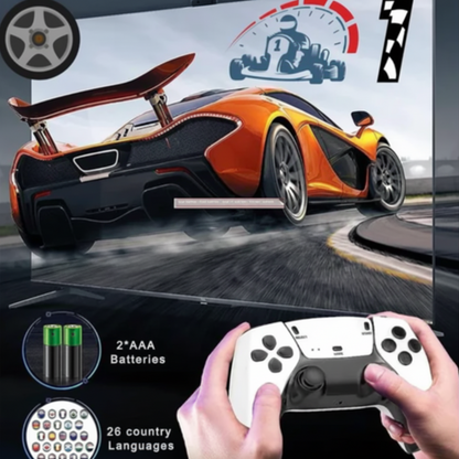 שלטים אלחוטיים לקונסולת משחקים Game Console Stick 4K רטרו גיימינג