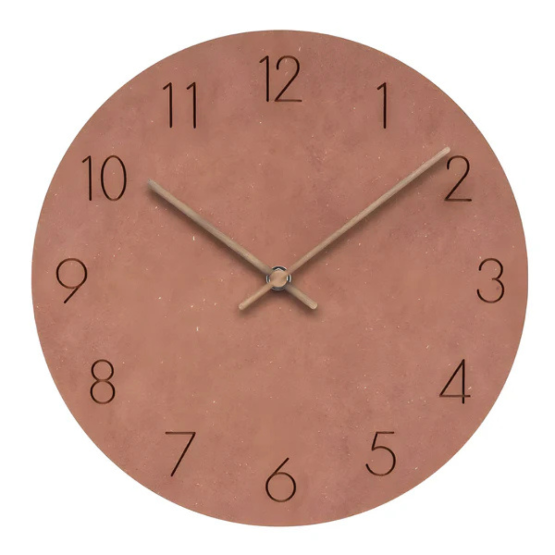 Nork Minimalist Wall Clock | Contemporary Wood Design