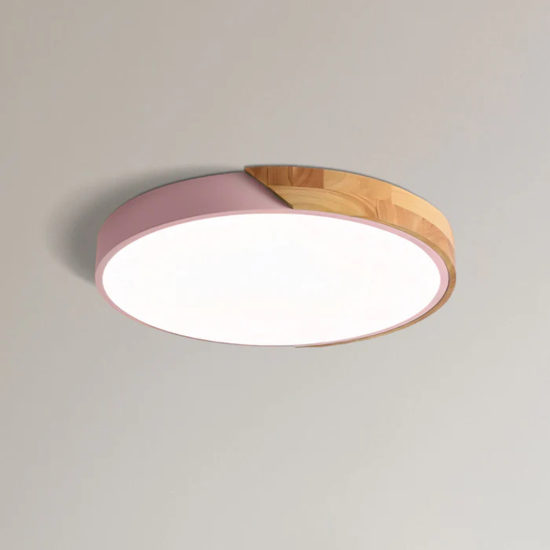 LED Ceiling Light | Modern Nordic Wooden Design