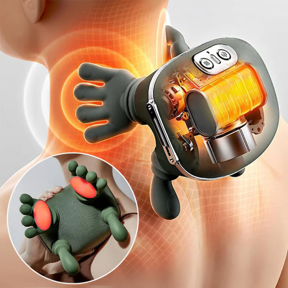 Nekmassage Apparaat Warmtetherapie Diepe Vibratie Pijnverlichting - Image 8
