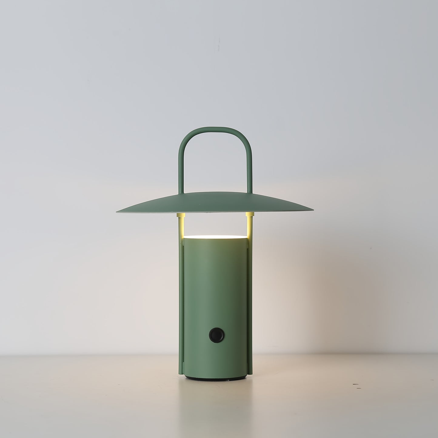 Lámpara táctil LED inalámbrica | Luz de mesa metálica recargable por USB