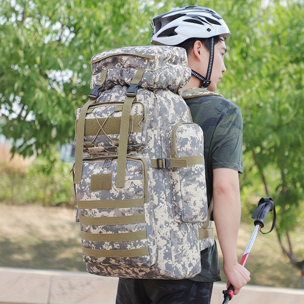 Rucksack Herren Grosses Volumen Outdoor Trekking Backpack