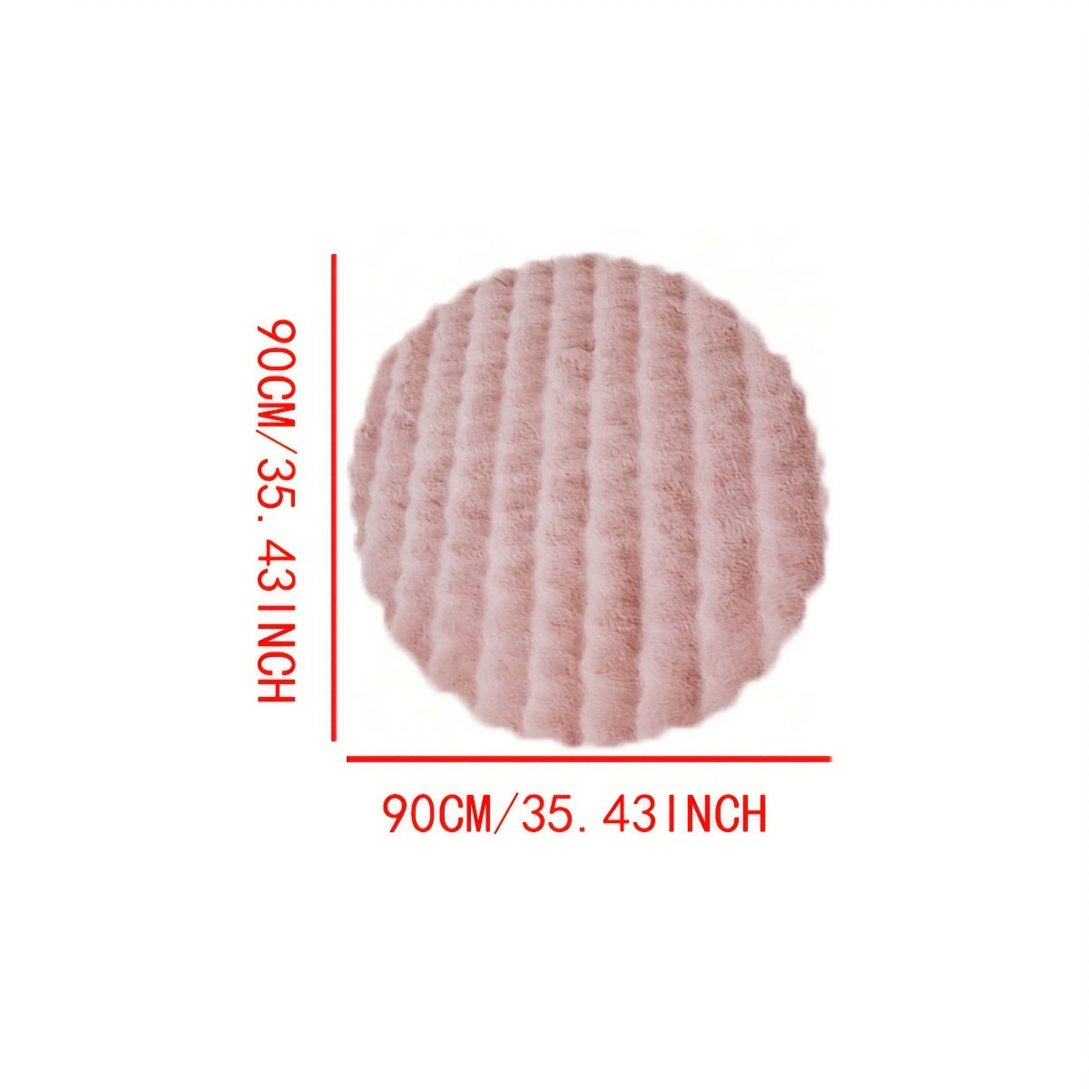 Cloud Comfort Round Bubble Rug | Soft Fluffy Circle Carpet