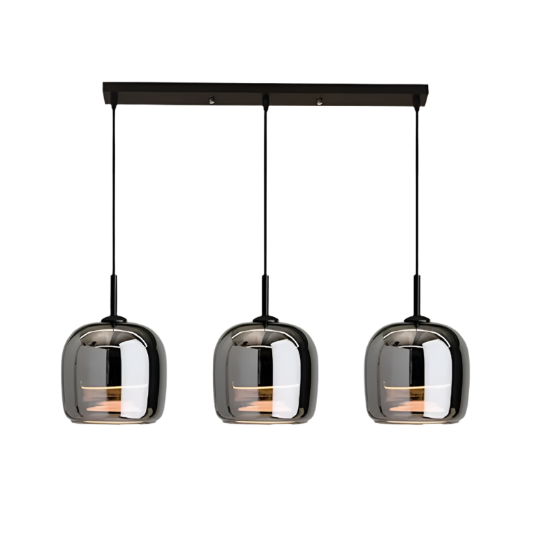 Nordic Black Glass Pendant Light | Modern LED Hanging Lamp