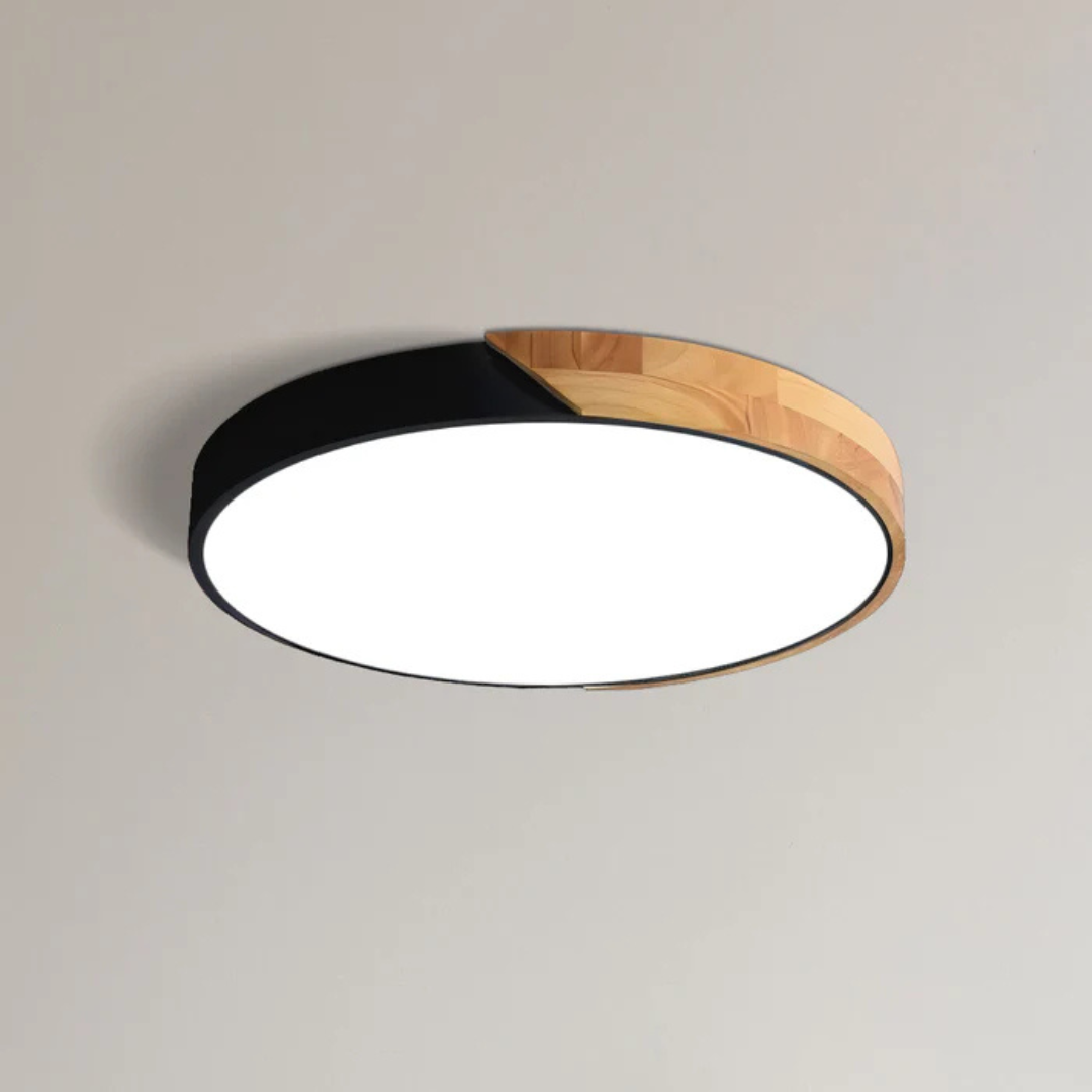 LED Ceiling Light | Modern Nordic Wooden Design