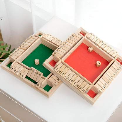 Gioco da tavolo in legno per apprendimento matematico famigliare educativo