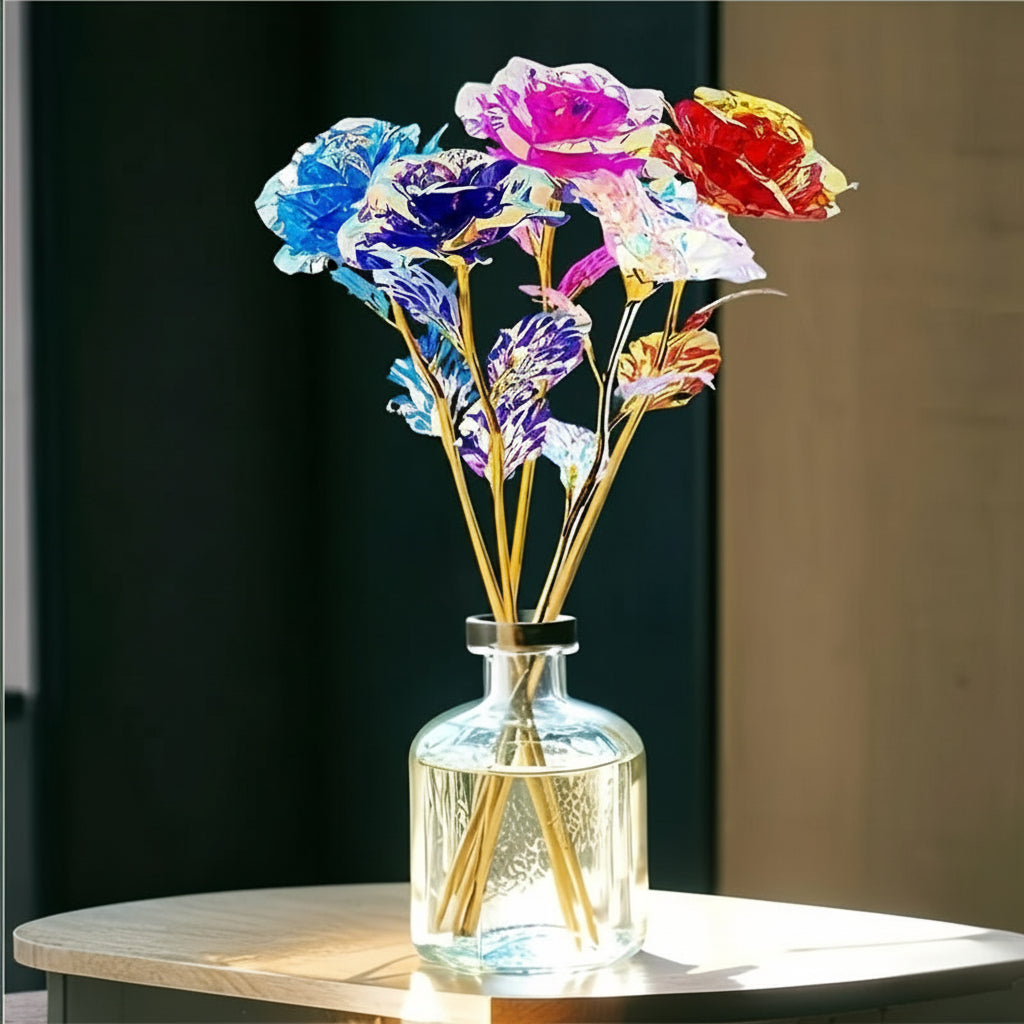 Blumenstrauß Muttertagsgeschenk Künstliche Rosen Tischdekoration