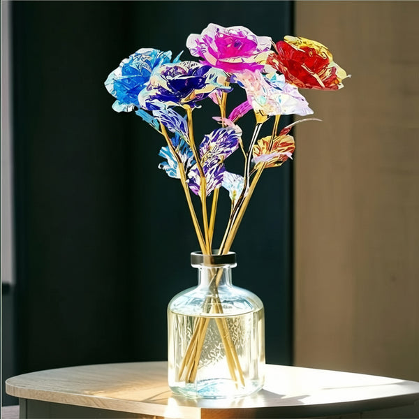 Blomster buket roser dekoration bord hjem pynt mors dag gave