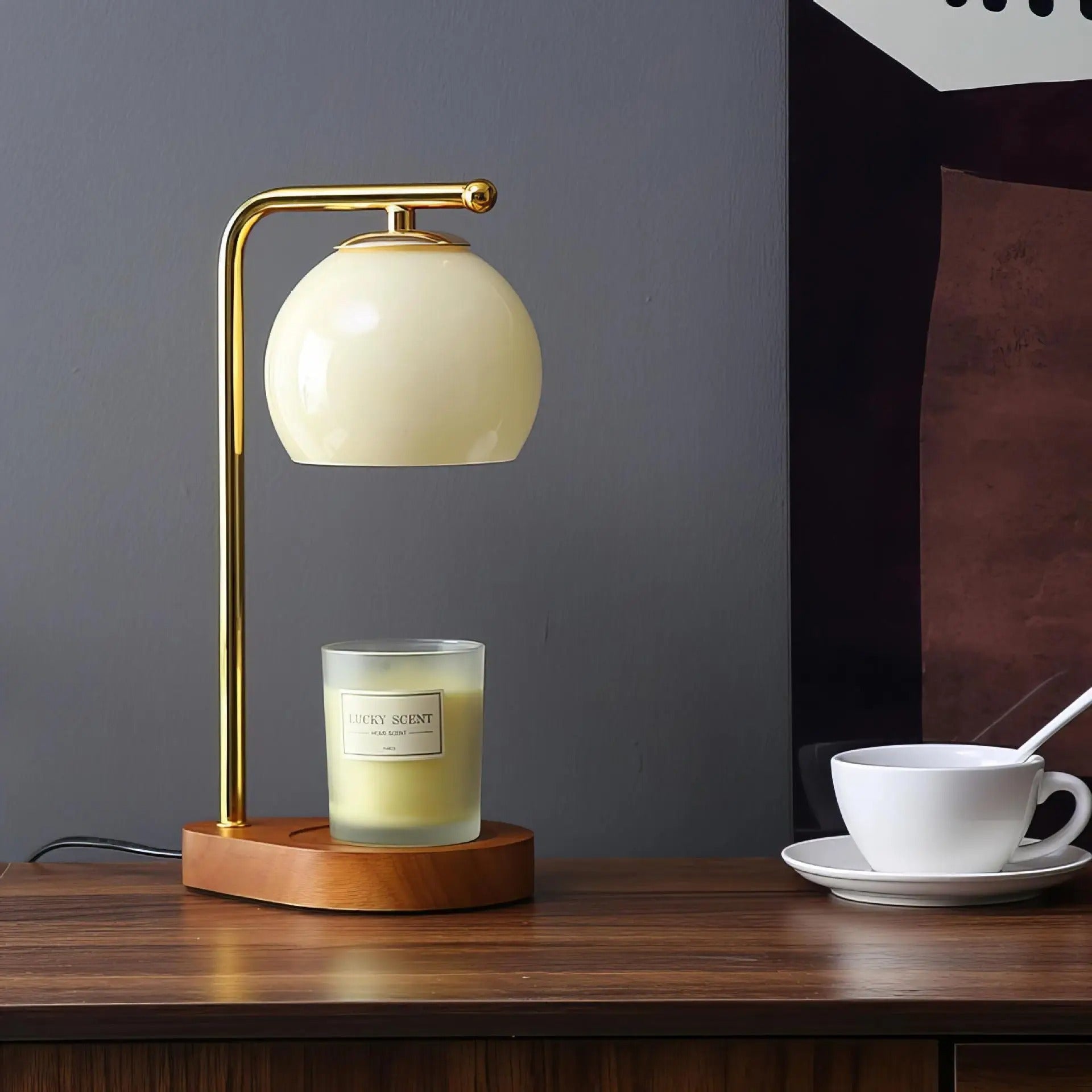 Candle Warm Lamp | Adjustable Aromatherapy Wax Melting Desk Lamp
