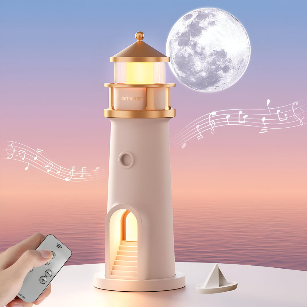Natlys Projektionsfyr LED Værelsesdekoration Lampe