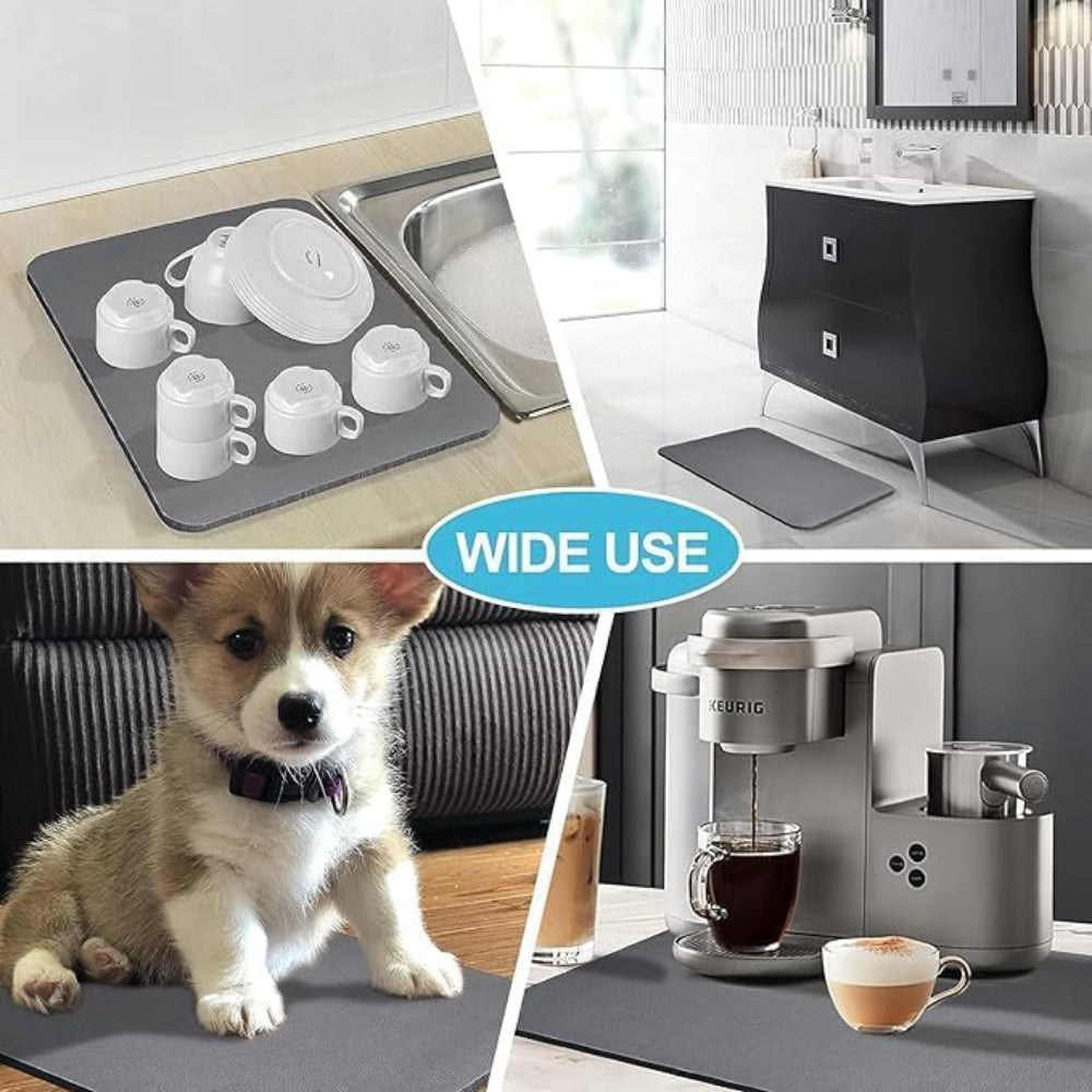 Kitchen Mat Drying Counter Absorbent Dish Pad