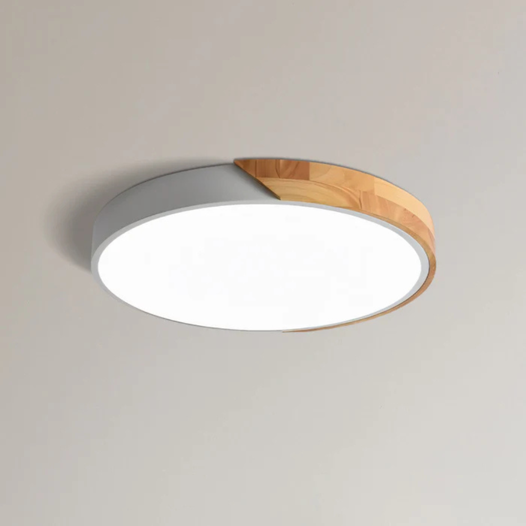 LED Ceiling Light | Modern Nordic Wooden Design