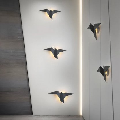 Candeeiro de Parede Origami | Arandela LED Moderna e Única para Interior