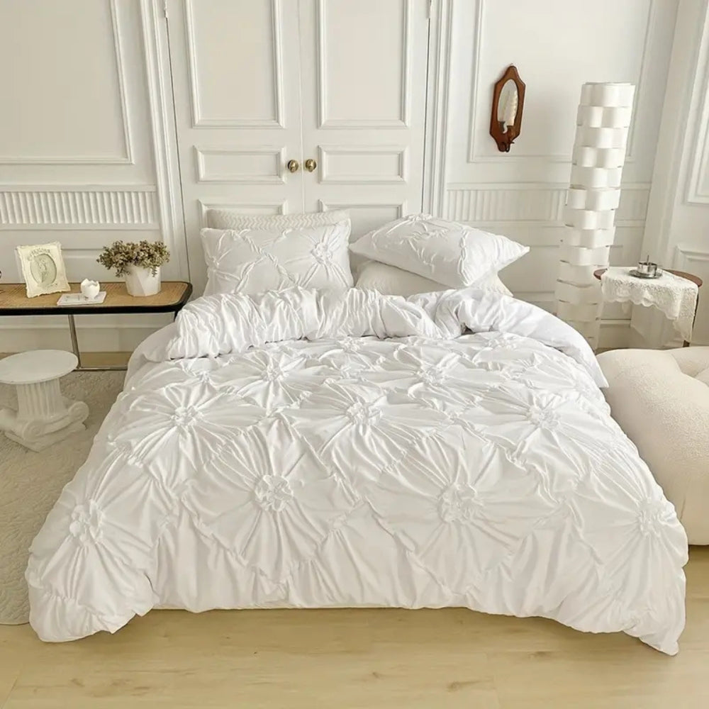 Ruffle Flower Quilt Cover Set - Image 2