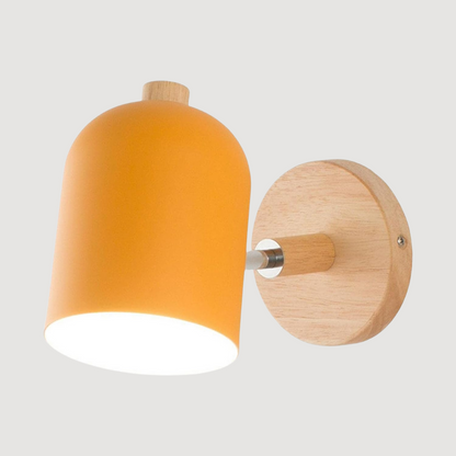 Drelis Wandleuchte | Skandinavisches Holz Minimalistisches Design