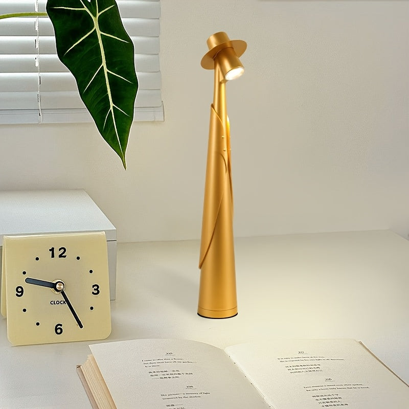 Lampă de pălărie LED reîncărcabilă modernă | Lumină de birou cu atingere creativă