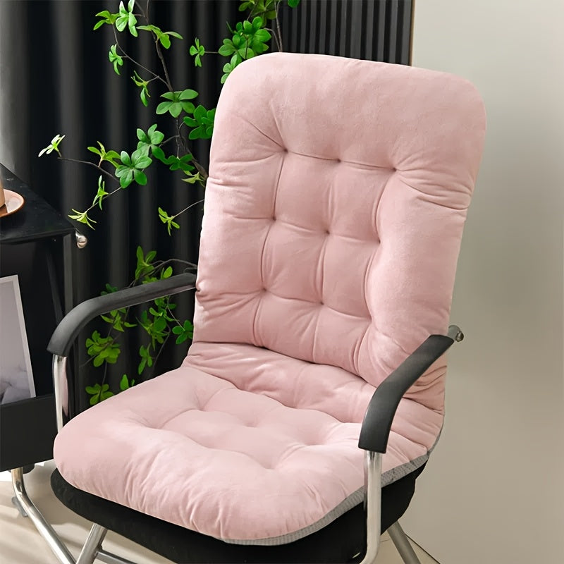 High-Back Chair Cushion | Thickened Soft Seat Pad with Back Support