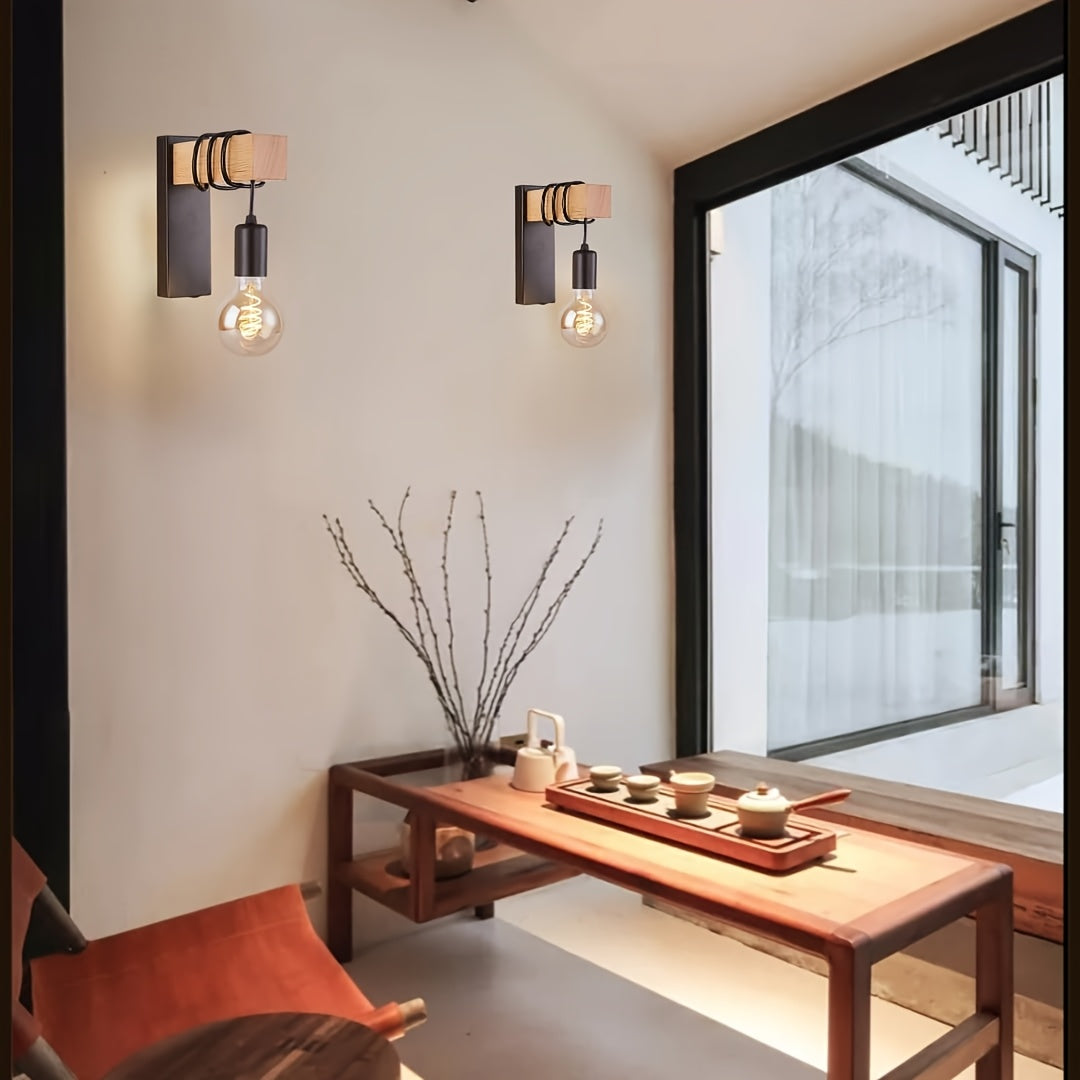 Aplica de Perete Industrială Modernă | Bază E27 & Finisaj Metalic