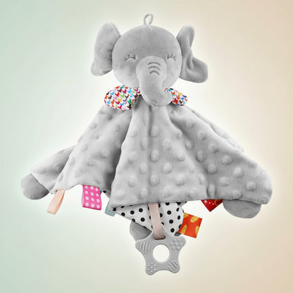 Babysikkerhedstæppe Elefant Plysdyr Krammedyr Tæppe