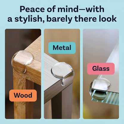Clear Corner Protectors Baby Safety Durable PVC Strong Adhesive