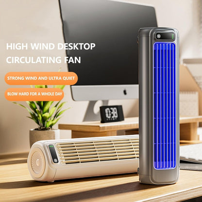 Condizionatore d'Aria Portatile Ventilatore a Torre Senza Pale con Raffreddamento USB