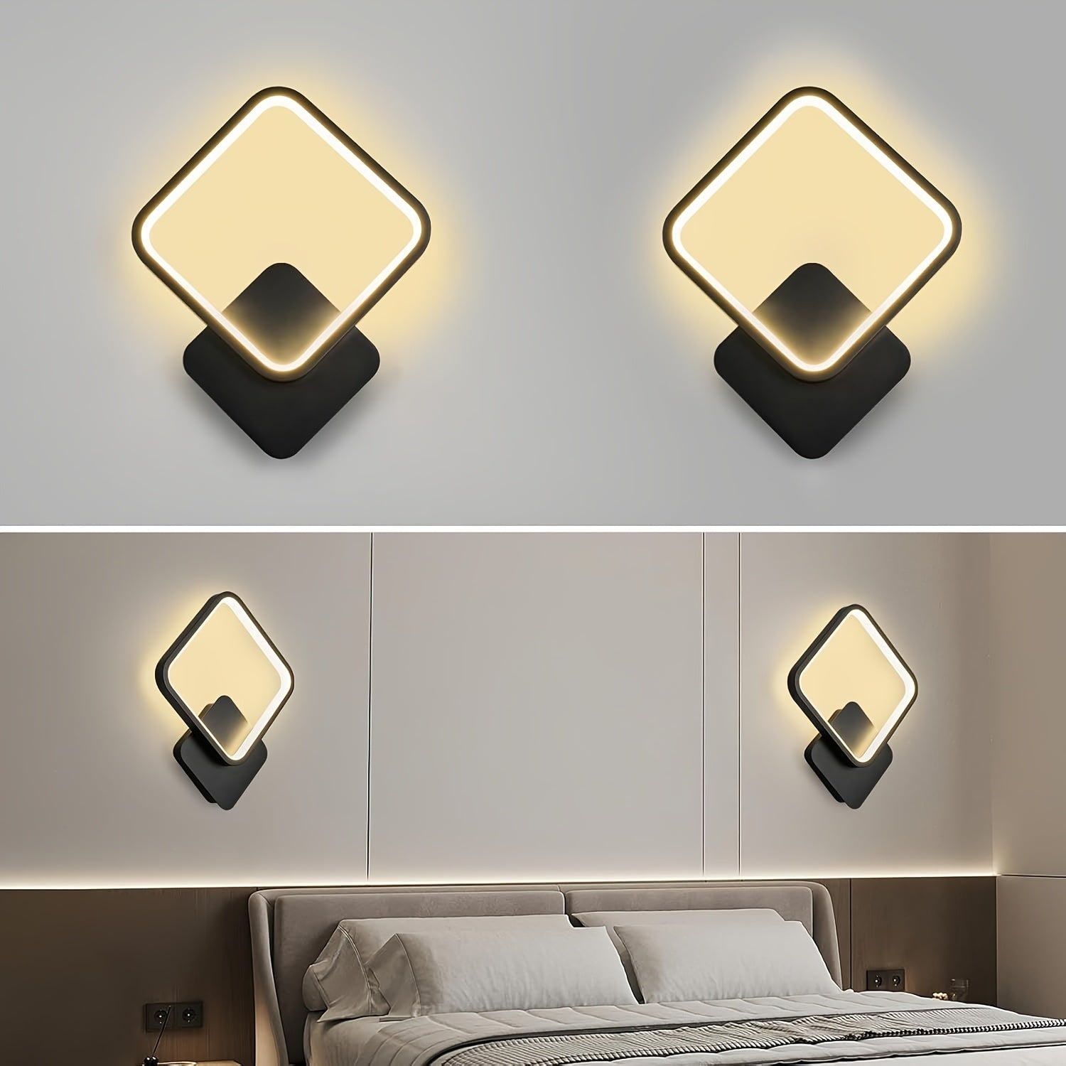 Modern Square LED Wall Lamp | Minimalist Geometric Lighting Fixture