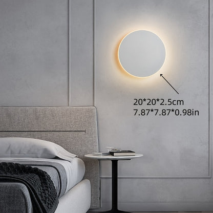 Lumină de perete rotundă LED minimalistă | Design nordic modern