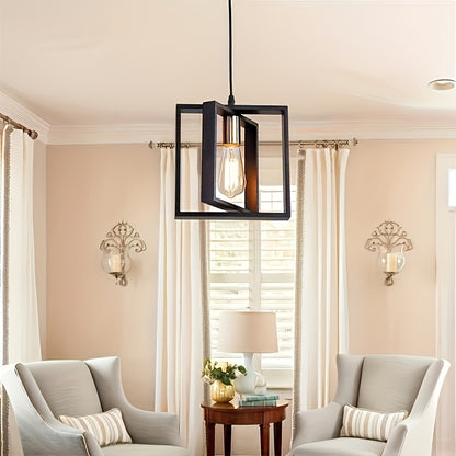 Luminária de Teto Industrial Suspensa | Design Minimalista Moderno