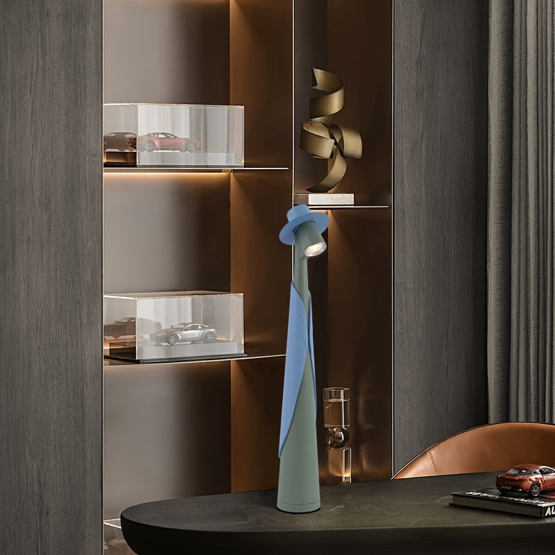 Lampă de pălărie LED reîncărcabilă modernă | Lumină de birou cu atingere creativă