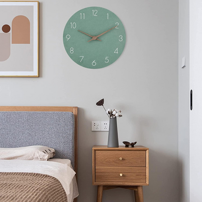 Nork Minimalistisk Vægur | Moderne Trædesign