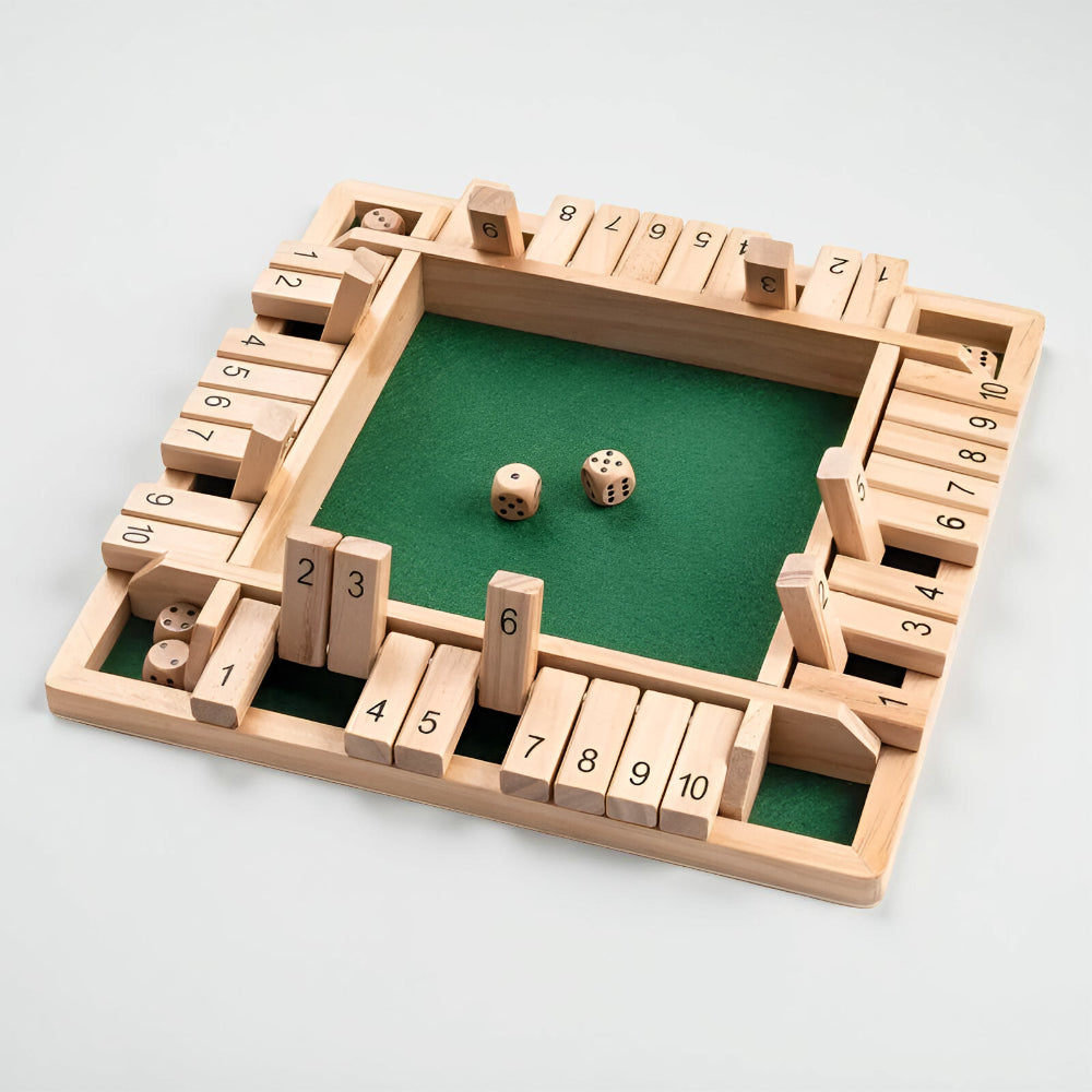Gioco da tavolo in legno per apprendimento matematico famigliare educativo
