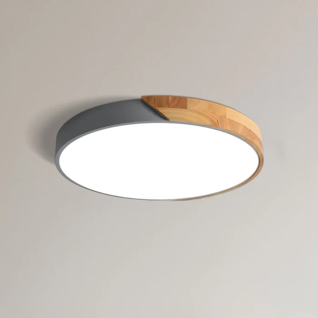 LED Ceiling Light | Modern Nordic Wooden Design
