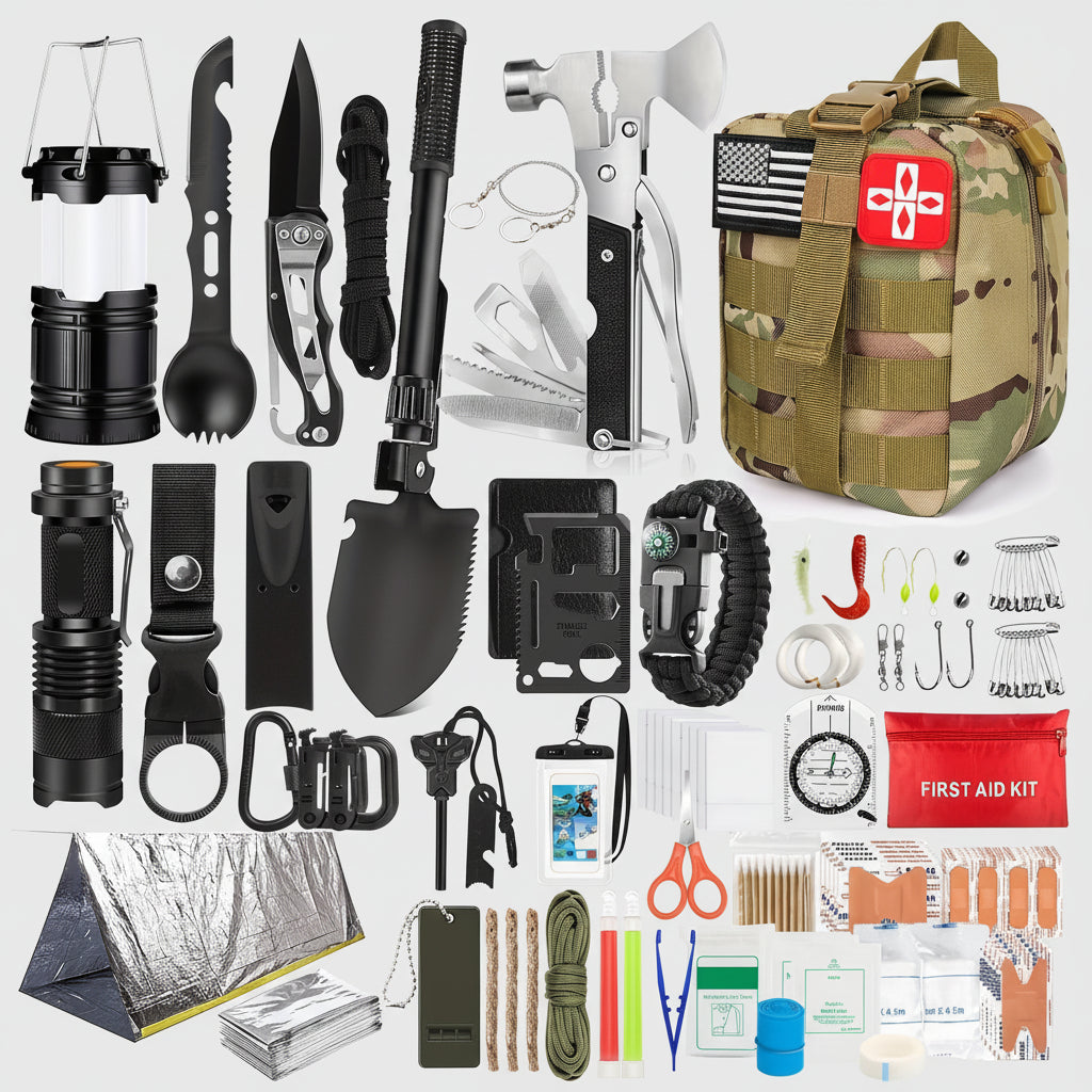 Rucsac Supraviețuire Trusă Urgență Outdoor Prim Ajutor Echipament