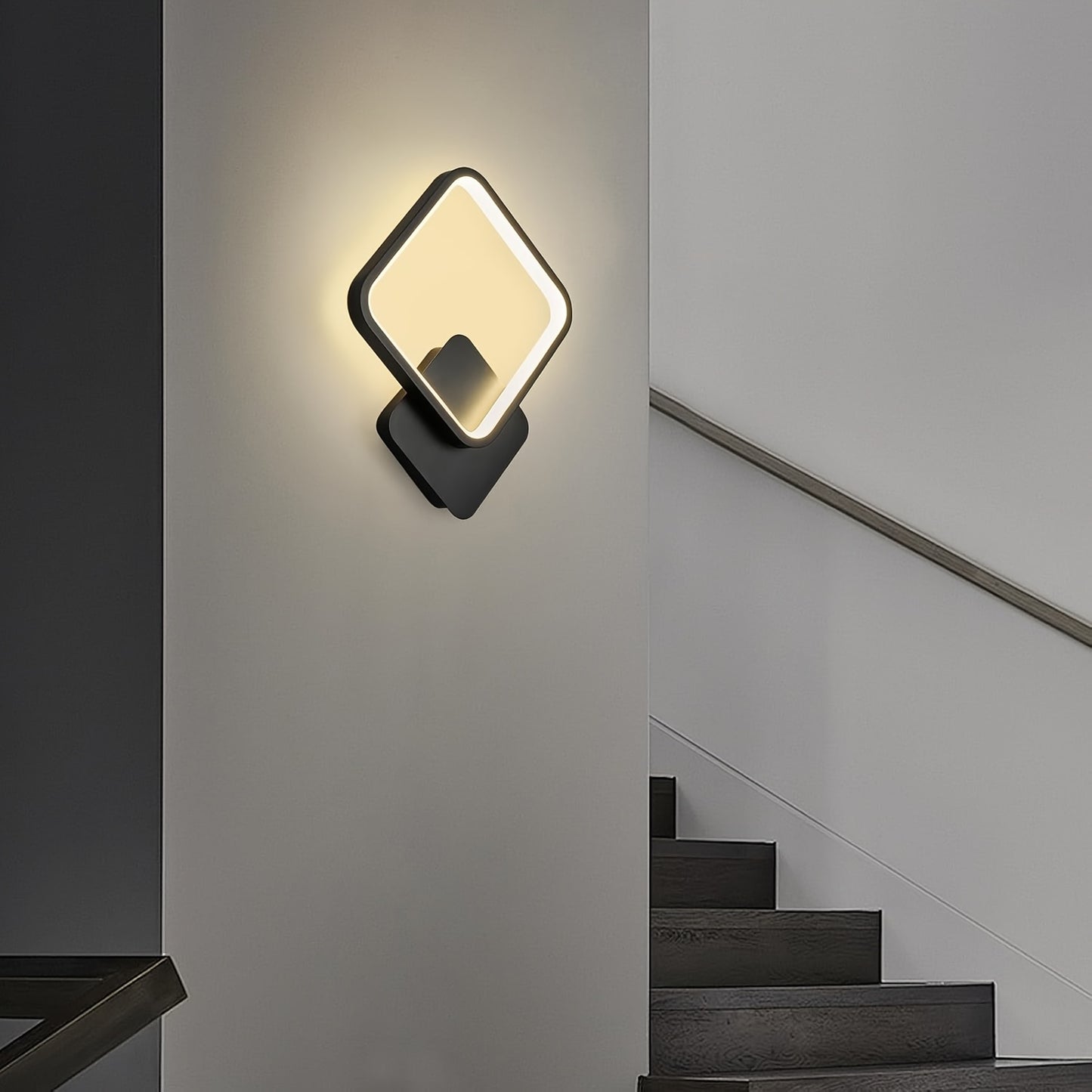 Lampa de Perete LED Pătrată Modernă | Corp de Iluminat Geometric Minimalist