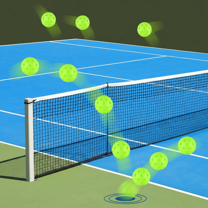 Bolas de Pickleball 40 Furos Leves para Treino ao Ar Livre