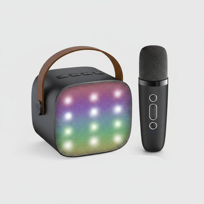 Karaoke Maskine Bluetooth Højtaler Trådløs Mikrofon