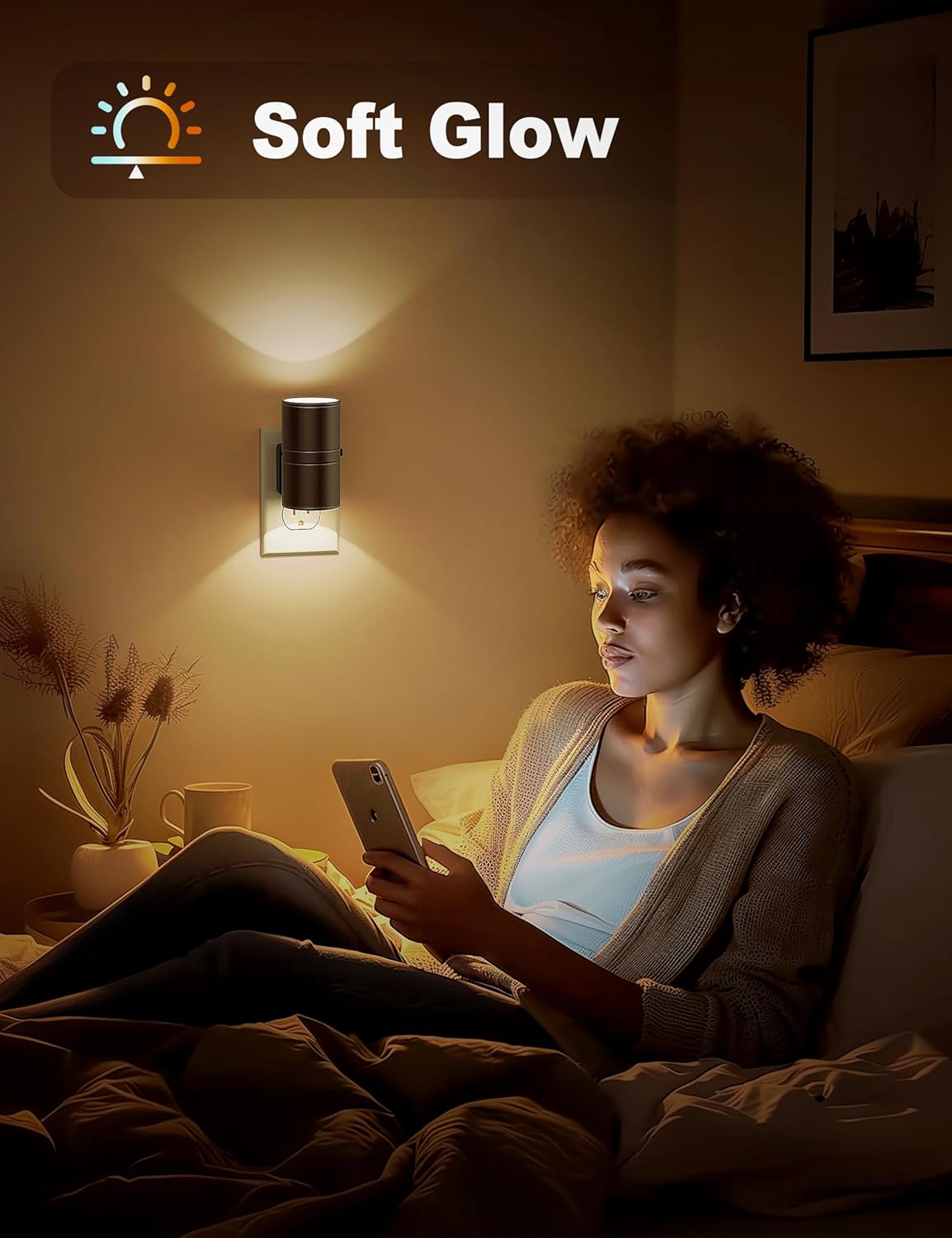 NightNova LED Night Light | Smart Dimmable Plug-in Lamp