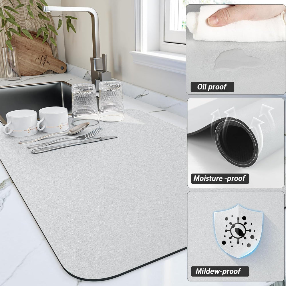 Kitchen Mat Drying Counter Absorbent Dish Pad