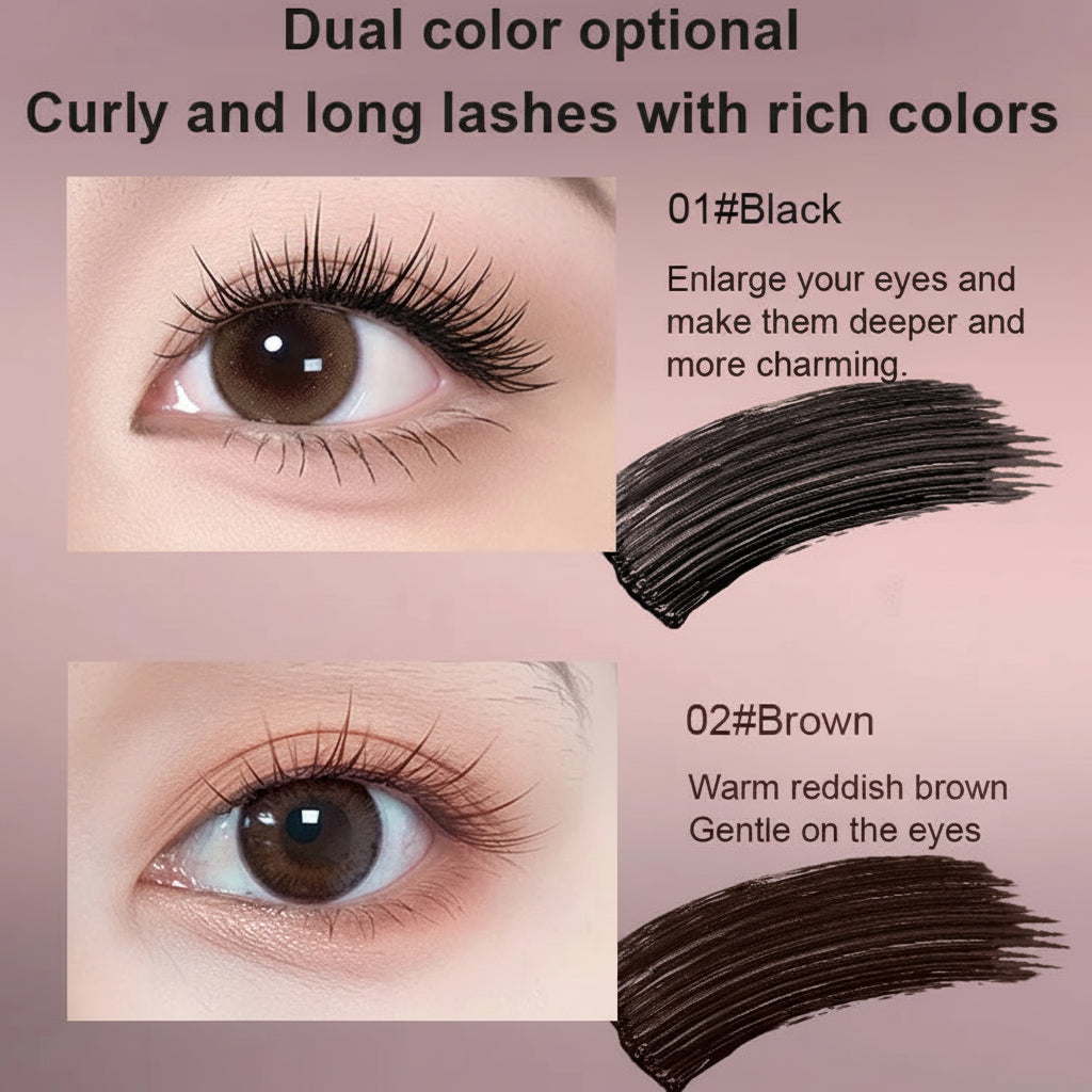 Lengthening Curling Mascara  Lush Voluminous Lashes Waterproof